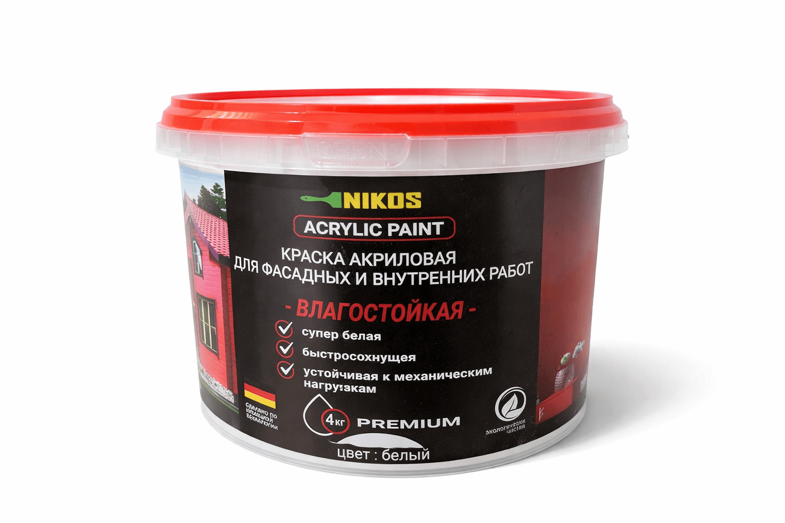 Краска Nikos Влагостойкая